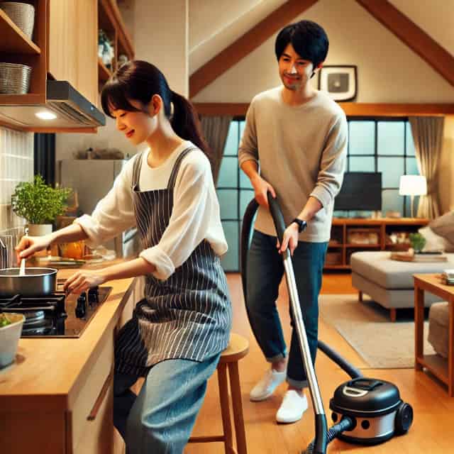 失敗から学ぶ自己変革の旅|パートナーと一緒に進める家事分担がもたらす愛と幸福　家事の重要性を見直し感謝と協力を深める方法